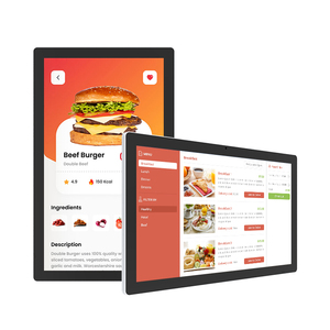 32 "43" Độ sáng cao <span class=keywords><strong>Android</strong></span> thương mại treo kỹ thuật số biển siêu mỏng LCD màn hình cảm ứng quảng cáo hiển thị - Product Image 2