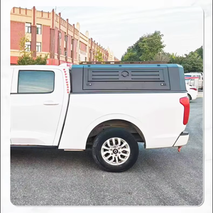 สำหรับ Ford Ranger pickup canopy-ไฟเบอร์กลาส/อัล-มก. ท็อปเปอร์อัลลอยพร้อมฝาปิดสามชั้น - Product Image 4