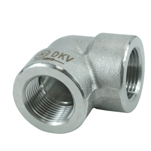 Cho dkv thép không gỉ 90 độ ổ cắm Hàn khuỷu tay 3000lb/6000lb/9000lb giả mạo nữ ren 90 độ Ống phù hợp - Product Image 5