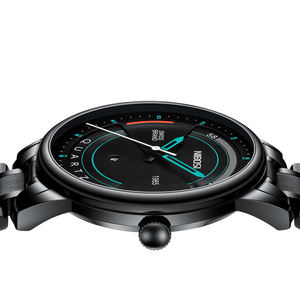 NIBOSI 2392 นาฬิกาควอทซ์สีดํานาฬิกาข้อมือโครโนกราฟกันน้ําสแตนเลส - Product Image 6