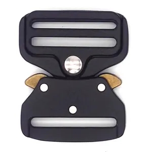 New Metal Quick Release Buckle Leather Belt Tactical Fastener Buckle Heavy Duty Belt Buckle Clasp For Dog Collar