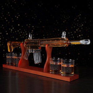 Nouveau Produit Phare 2025 : Carafe en Verre Borosilicate AK47 – Distributeur de Whisky Transparent OEM/ODM, Sans BPA et Compatible Lave-Vaisselle - Product Image 2