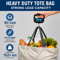 Sac Fourre-Tout Pliable en Tissu Réutilisable Écologique pour Courses, Sac à Main Non Tissé