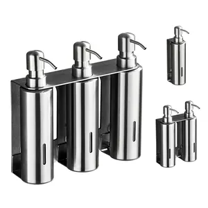 The New Product 600 ml Manual Soap Dispenser Refillable stainless steel Hand Soap Dispensers