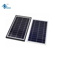 Panneau solaire à cadre en aluminium 7W, mini panneaux solaires 6V, chargeur d'alimentation ZW-7W-6V-1, panneau solaire rigide en verre laminé
