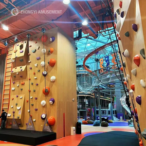 Parque Infantil Interior Grande, Equipo de Juego Suave, <span class=keywords><strong>Diseño</strong></span> Personalizado, Centro de Entretenimiento Infantil, Pista Ninja, Muro de Escalada - Product Image 1