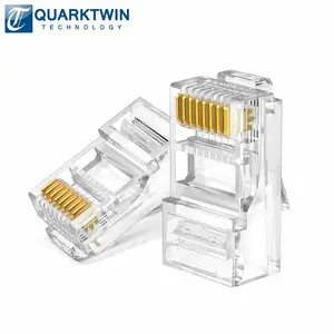 Netwerkkabel Crystal Head Telefoon Super 5 Crystal Head Puur Koper Gigabit Afgeschermde Computer Rj45 Netwerkconnector (100 Stuks)