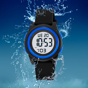 Skmei Digital Watch Silicone Strap 50m Waterproof With Alarm Back Light Unisex Sports Watch For Kids And Adults - Product Image 2