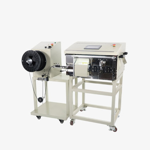 Full Automatic Coaxial Cable <b>Stripping</b> <b>Machine</b> for Intelligent Parameter Setup of Shielded <b>Wires</b> - Product Image 6