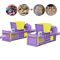 Presse à balles hydraulique entièrement automatique pour vêtements usagés, tissus, tapis, carton, papier et papier OOC