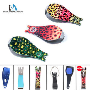 Coupe-ligne de pêche à la mouche en acier inoxydable avec pince à œil de crochet transparente pour la coupe de sous-ligne - Product Image 3