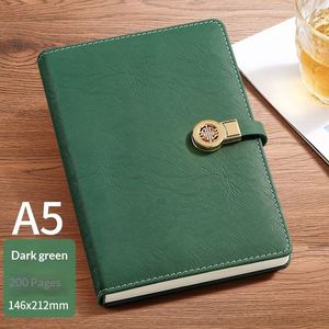 Set de Regalo de Cuaderno y Bolígrafo de Cuero con Logotipo Personalizado, Set de Cuaderno con Cierre Magnético, Agenda Diaria 2026 - Product Image 6