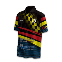 Chemises de course personnalisées pour moto et Auto, par Sublimation, vente en gros