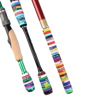 Anneaux de poignée de canne à pêche en silicone antidérapants et élastiques pour accessoires de pêche - Vente en gros