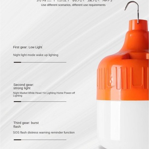 Cross-biên Giới ngoài trời không dây đêm thị trường gian hàng ánh sáng USB sạc LED bóng đèn khẩn cấp mất điện chiếu sáng vật liệu nhựa - Product Image 2