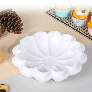 MUYULINS Factory can customize sunflower-shaped molds, LFGB non-stick BPA-free <b>silicone</b> mousse cake <b>baking</b> molds - Product Image 2