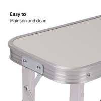 Table de camping portable pour patio extérieur HOMFUL Table de camping pliante pour pique-nique en plein air