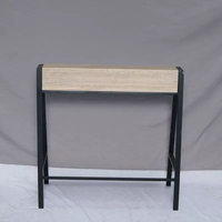 Bureau d'ordinateur en bois de forme carrée modulaire, design moderne, style nordique, pour le travail à domicile, avec étagère, couleurs personnalisées
