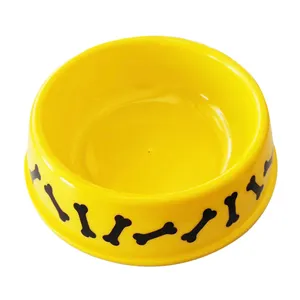 Custom Printed Dog Food Feeder Grade Eco-friendly PP Material Plastic Pet Bowl With LOGO