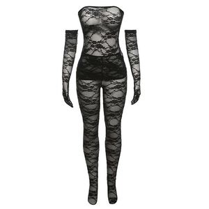 Nouveau Sexy Party Exotic Dancewear Stripper Outfit Exotic Pole Dance pour Femme Pantalon Ensemble Dentelle - Product Image 3