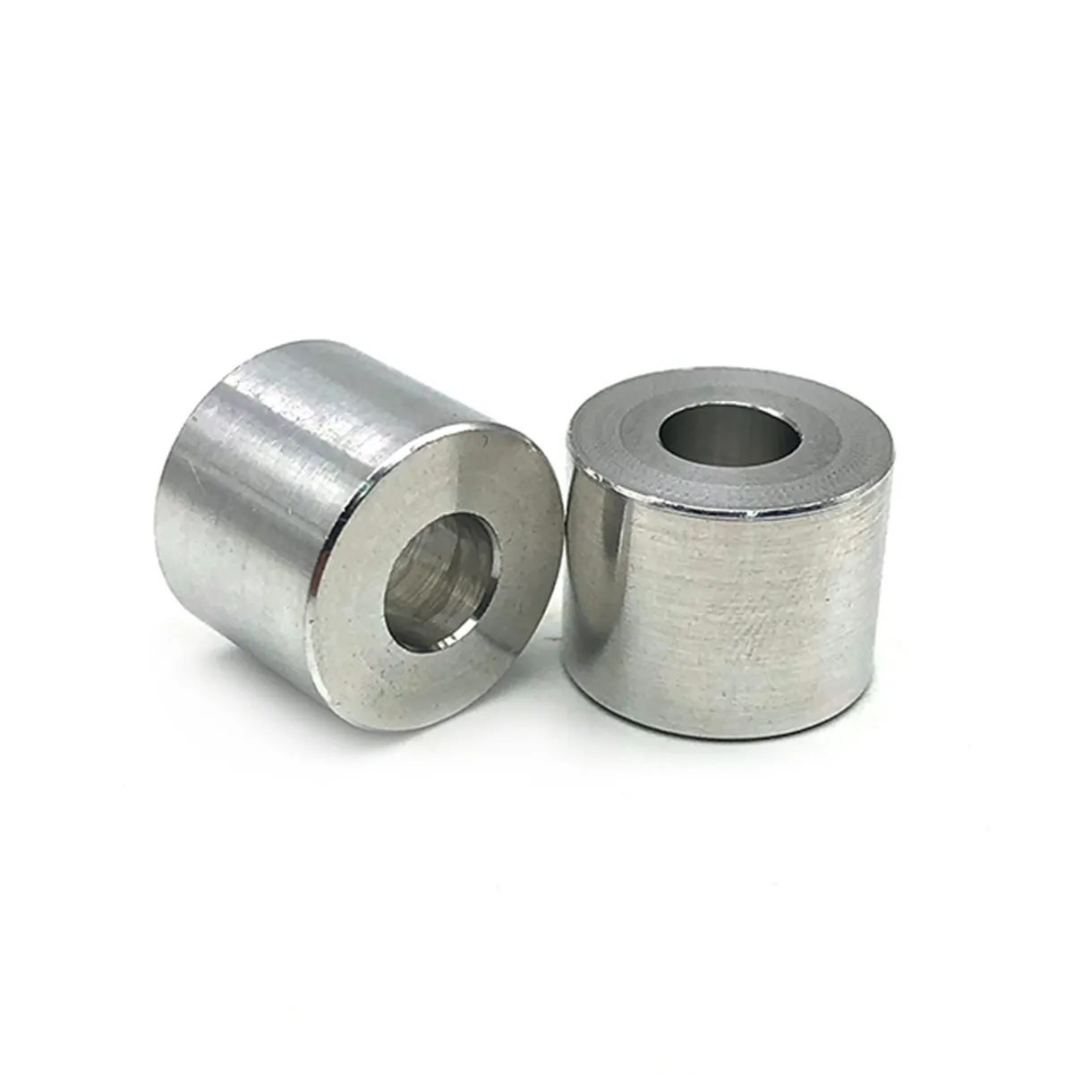 Bucha em aço inoxidável, peças cnc de enrolamento, tensão, gola de eixo de metal, 3mm 8mm 24mm