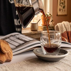 Vaso Térmico de Doble Pared Resistente al Frío y al Calor de 8.5oz 250ml, Taza para Café, Té, Latte, Cappuccino - Product Image 3