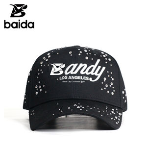 Casquette de baseball originale de haute qualité à 5 panneaux, noire, motif Stargazing What Would Dandy Do, vente en gros - Product Image 1