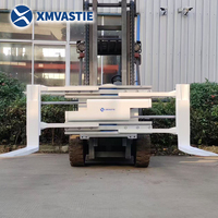 Pince à fourches pour chariot élévateur XMVASTIE ISO Classe III 3T, échange de palettes, manutention de marchandises en entrepôt et port, verrouillage de sécurité durable