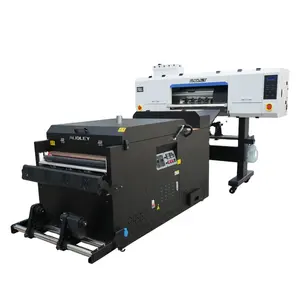 Mycolor 4 head i3200 impressora, cabeça dtf 60cm dtf máquina de impressão em pó agitando máquina do forno para camiseta impressão dtf