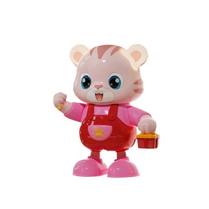 Jouet musical lumineux pour bébé personnalisé, <span class=keywords><strong>puzzle</strong></span> amusant, chant, lumière colorée, balançoire, danse, plastique, animal, éveil, confort - Product Image 1