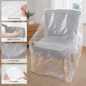 <span class=keywords><strong>Film</strong></span> <span class=keywords><strong>de</strong></span> protection transparent TIANFENG OEM pour chaise, en PE 40g, sac d'emballage pour meubles moulé par soufflage, pour usage domestique - Product Image 3