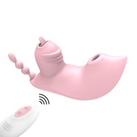 Kabelloser, ferngesteuerter, vibrierender Zungenleck- und Saugvibrator für Frauen, tragbarer G-Punkt-Vibrator, USB-wiederaufladbar, SM-Sexspielzeug