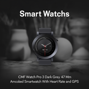 Smartwatch ( AMOLED ) CMF <b>WATCH</b> PRO 3 Dark grey 47 mm A10700020 - Product Image 3