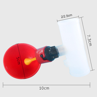 LZAD-02 automatique poulet caille en plastique ferme gobelets à eau nouvel état volaille buveurs avec mamelon d'eau
