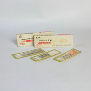 Fabricant jetable Aiguilles d'<span class=keywords><strong>acupuncture</strong></span> stériles à sec avec manche en cuivre Vente en gros - Product Image 5