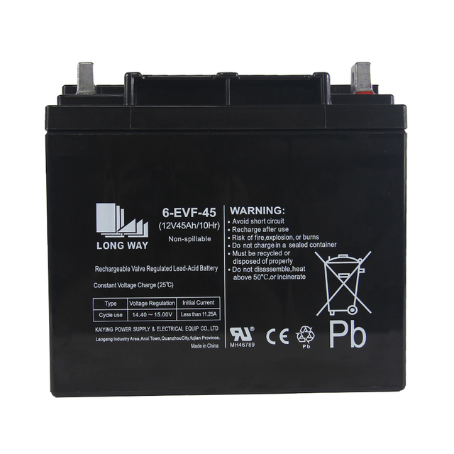 AGM Long Cycle Life 12V45Ah 6-EVF-45 EVF Electric Power Wheelchair Scooter Battery for OEM