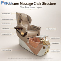 Chaise professionnelle de pédicure de manucure d'ongle chaise électrique de luxe de soin de pied pour le salon