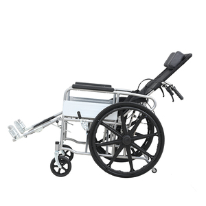 <span class=keywords><strong>Silla</strong></span> <span class=keywords><strong>de</strong></span> <span class=keywords><strong>ruedas</strong></span> manual plegable <span class=keywords><strong>de</strong></span> respaldo alto y totalmente reclinable <span class=keywords><strong>de</strong></span> fabricante <span class=keywords><strong>con</strong></span> orificio para <span class=keywords><strong>inodoro</strong></span> para discapacitados - Product Image 4