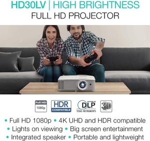 <span class=keywords><strong>Proyector</strong></span> Compacto <span class=keywords><strong>para</strong></span> Juegos y Cine en Casa HaoMingOptoma HD30LV 1080p con Entrada 4K HDR, 4,500 Lúmenes, Apto <span class=keywords><strong>para</strong></span> Negocios - Product Image 4