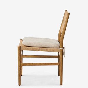 <span class=keywords><strong>Chaise</strong></span> de salle à manger en corde de papier naturelle style côtier, en bois massif de frêne torréfié, mobilier d'appoint pour hôtels et restaurants en Australie (vente en gros) - Product Image 4