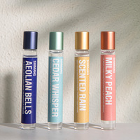 Parfum miniature personnalisé de 10 ml, de luxe, échantillon original de marque, ensembles de voyage de poche, taille d'essai, parfum en huile à bille pour homme et femme