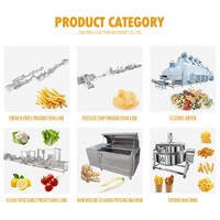 Ligne de Production Automatique de Chips de Pommes de Terre Fraîches Coupées 500kg/h pour Chips de Type Lays, Pringles, Jacker, Walkers, Chipsy – Prix