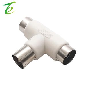 Adaptador de <span class=keywords><strong>TV</strong></span> por Cable, Conector Triple, 1 a 2 Hembra, Distribuidor de <span class=keywords><strong>Señal</strong></span> RF - Product Image 2