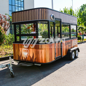 ZOWN Customized Electric Traction Tricycle Food Cart <b>Concession</b> Ice Cream Hot Dog Coffee Mobile Food Vending Carts 2-Year - Product Image 3