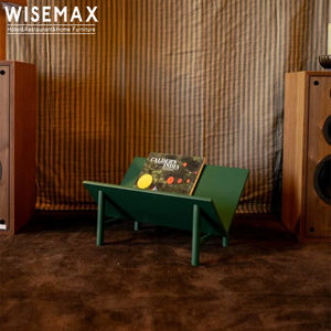 WISEMAX FURNITURE Salle d'étude moderne en bois <span class=keywords><strong>Petit</strong></span> porte-<span class=keywords><strong>CD</strong></span> pour magazines Rack Rangement Bibliothèque Bibliothèque pour la maison Hôtel Villa Bureau - Product Image 5