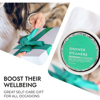 Diffuseur de vapeur pour douche à l'eucalyptus et à la menthe, soulage la congestion avec des bombes de bain vapeur, utilisé pour stimuler l'énergie matinale et favoriser la santé familiale
