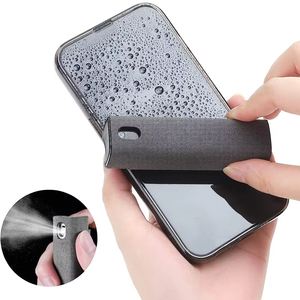 Limpiador de Pantalla 2 en 1 al por Mayor, Botella con Atomizador de Microfibra, Paños de Limpieza para Teléfonos Móviles, Tabletas y Computadoras - Product Image 1