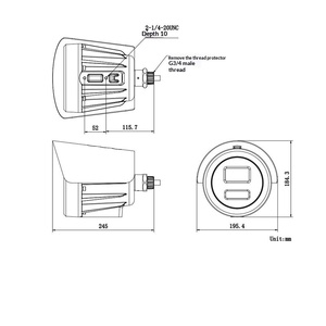 Cámara a Prueba de Explosiones Original de Doble Iluminación, Nueva y Genuina, 2MP/4MP, DS-2XE3025FWD-CX, IP68, <span class=keywords><strong>Alarma</strong></span> de Obstrucción - Product Image 4