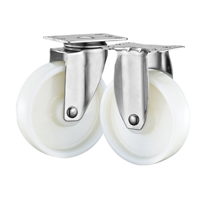 75Mm 100Mm 125Mm Middelzware Roestvrijstalen Nylon Wielen Industriële <span class=keywords><strong>Trolley</strong></span> Wielen - Product Image 5
