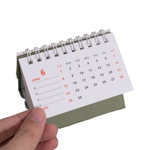 New Promotion 2025 Calendar Office Mini Calendar English Version of Calendar